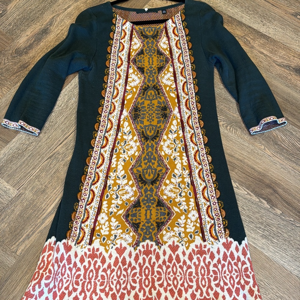 Anthropologie Knitted & knotted sweater dress.  Size small.